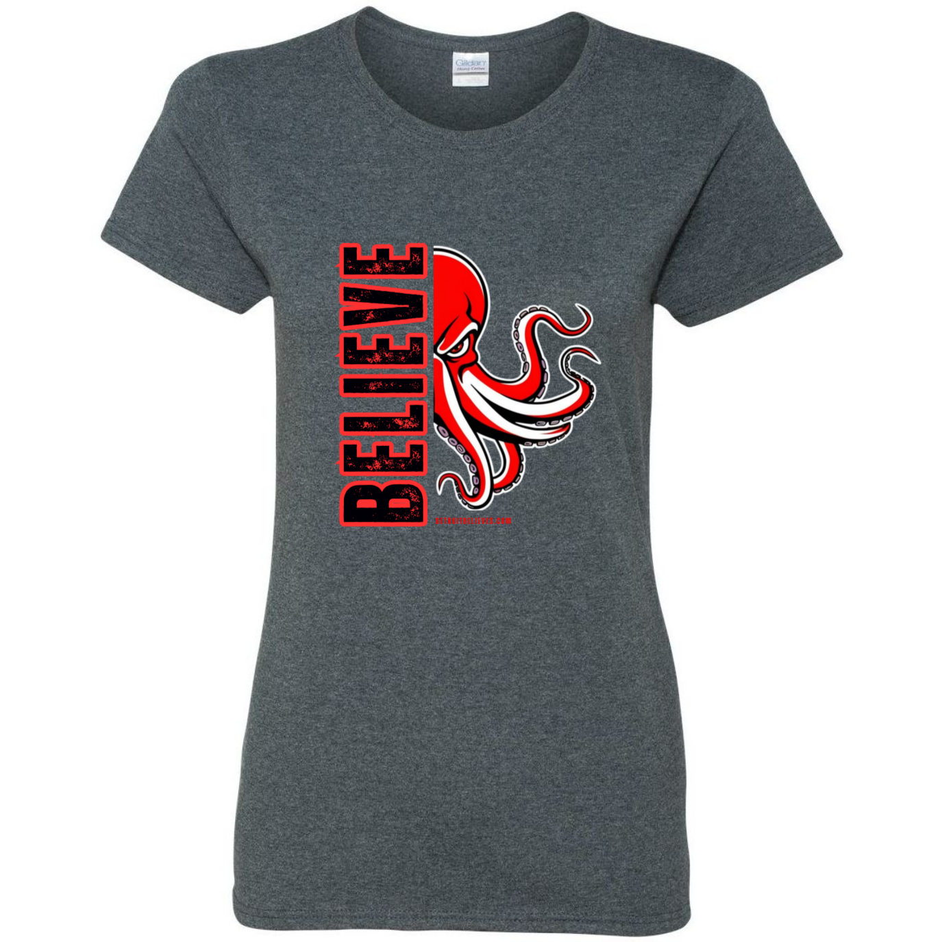 BELIEVE OCTOPUS Detroit Hockey Women's T-Shirt