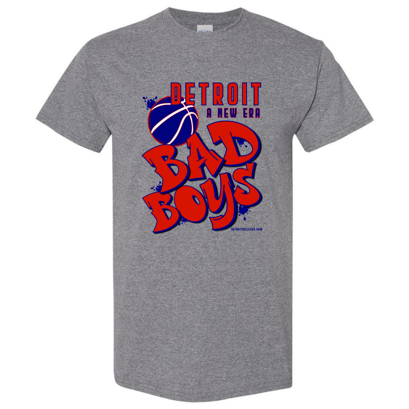 BAD BOYS NEW ERA Detroit Basketball Men's T-Shirt