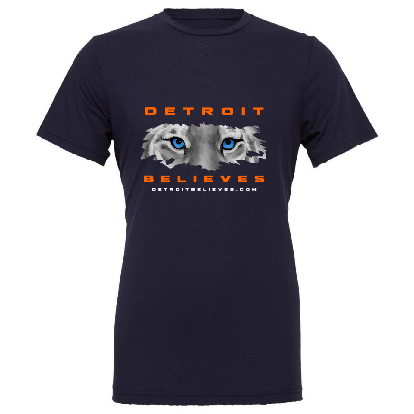 TIGER EYES Detroit Baseball Bella+Canvas UNISEX Jersey T-Shirt