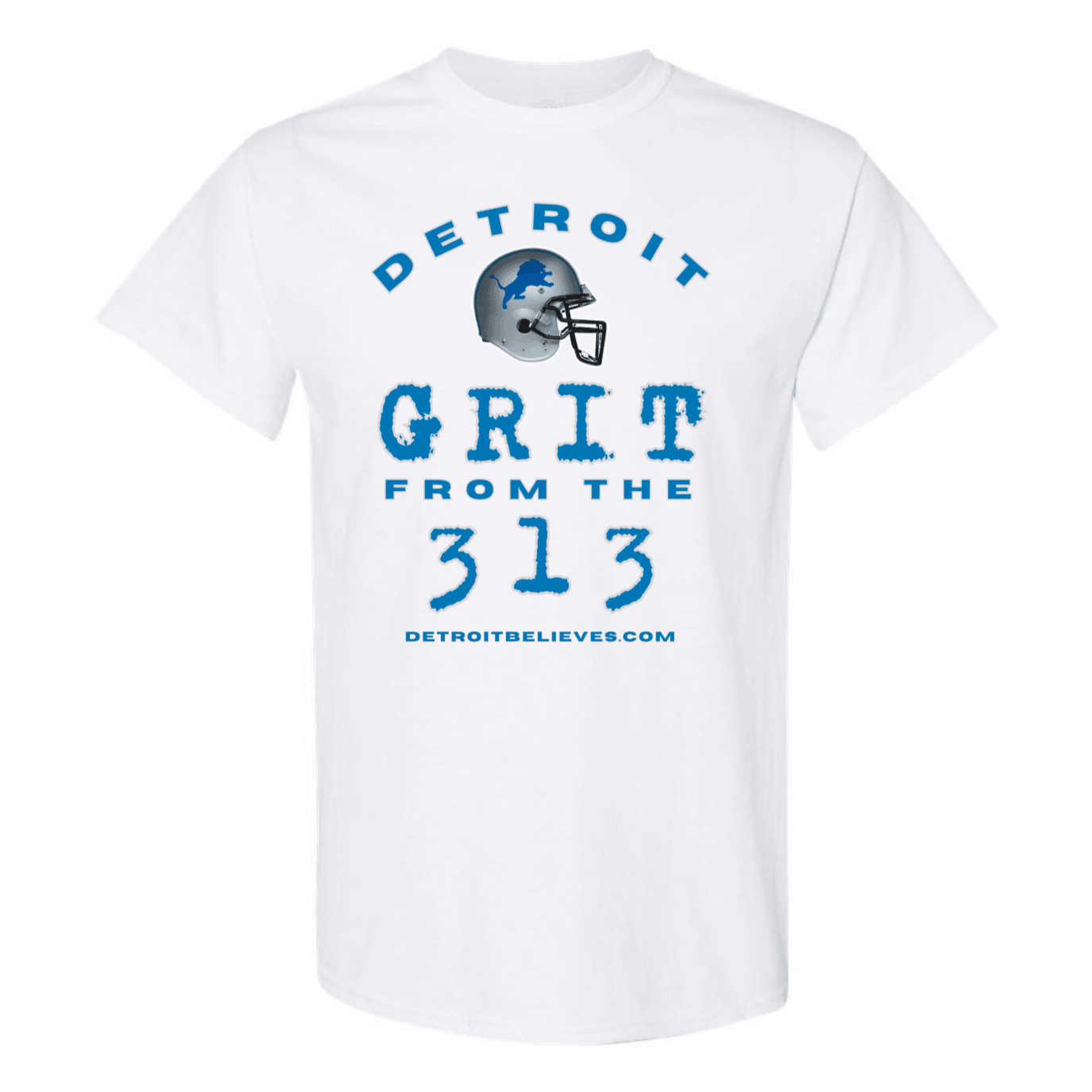 GRIT 313 Detroit Football Mens T-Shirt