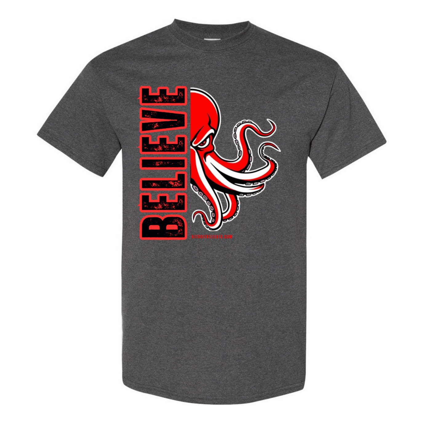 BELIEVE OCTOPUS Detroit Hockey Mens T-Shirt