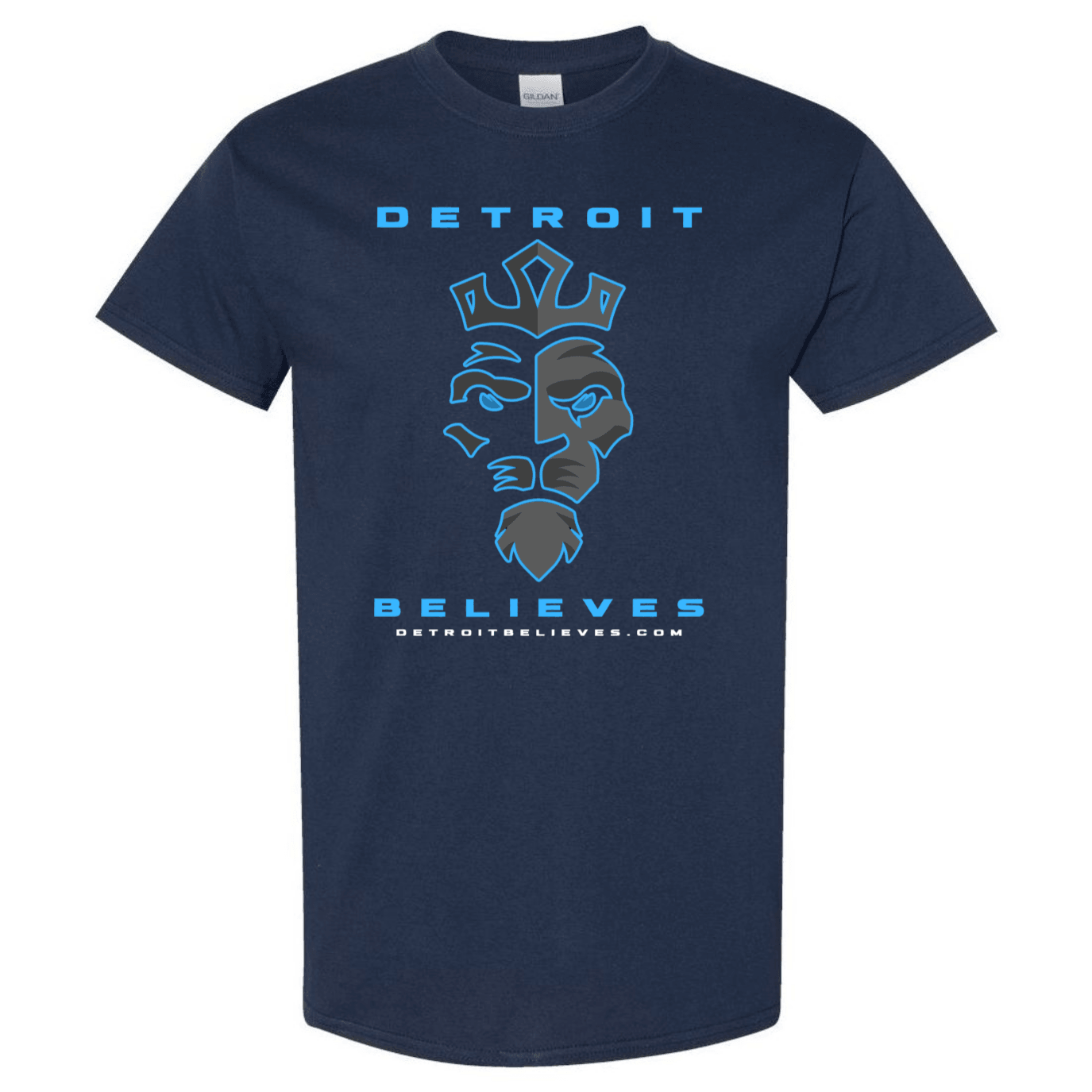 DETROIT BELIEVES Detroit Football Mens T-Shirt