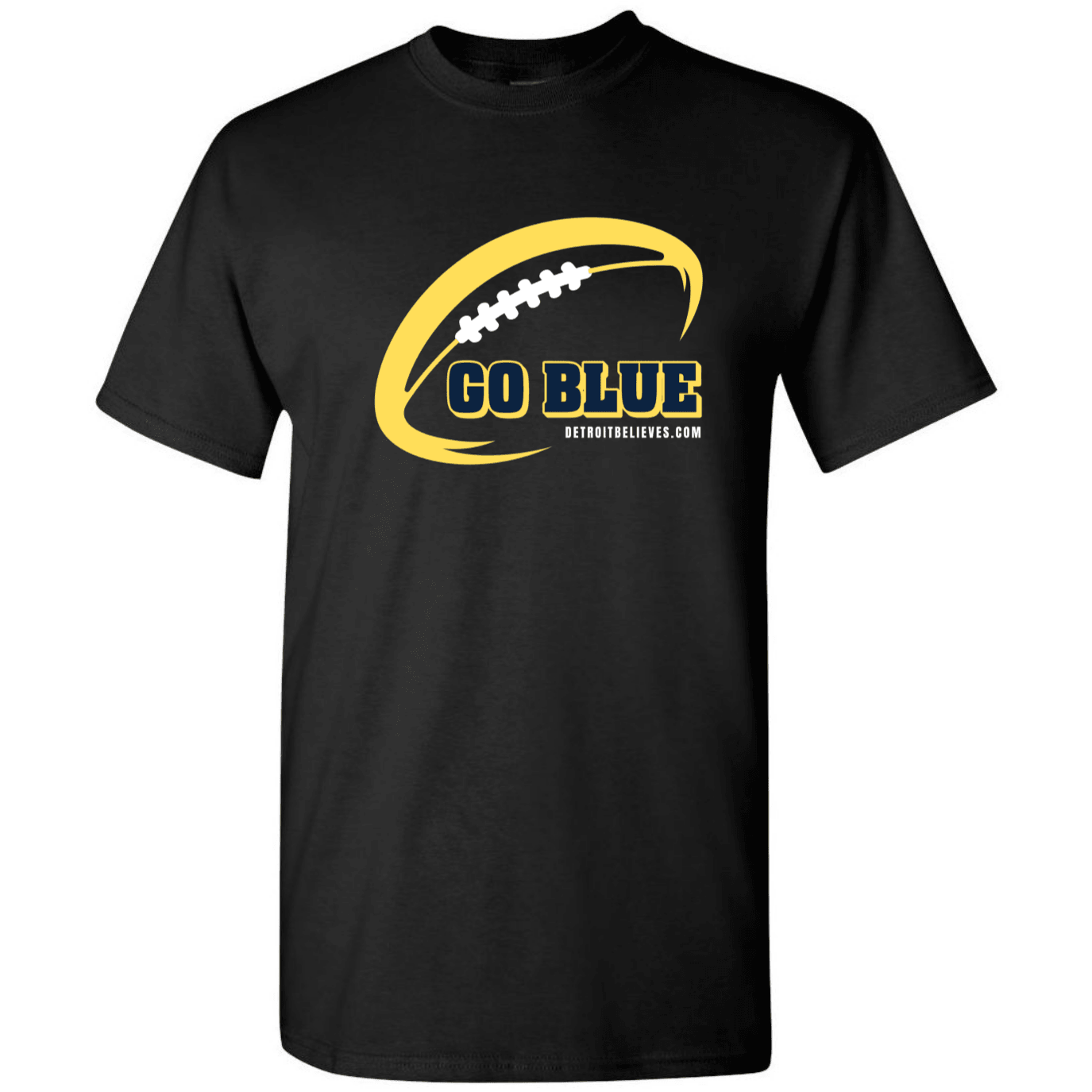 GO BLUE Gridiron Mens T-Shirt