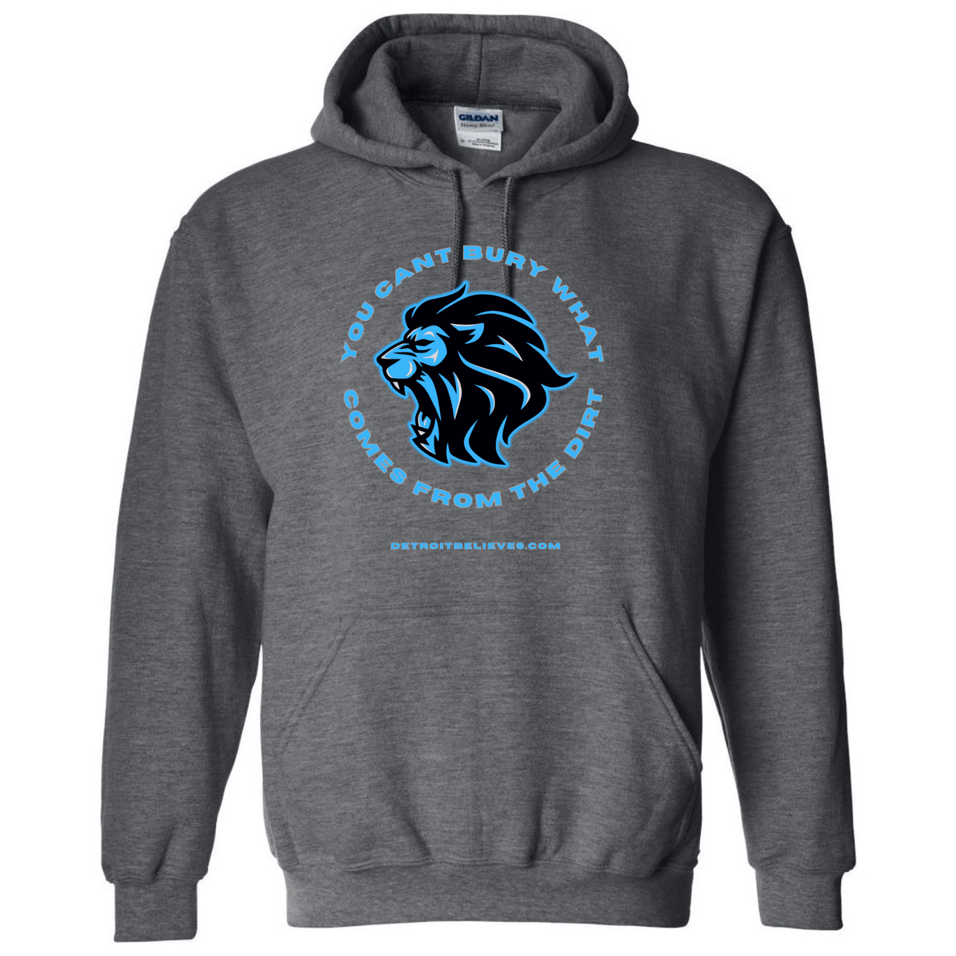 COMES FROM DIRT Detroit Football Mens Hoodie