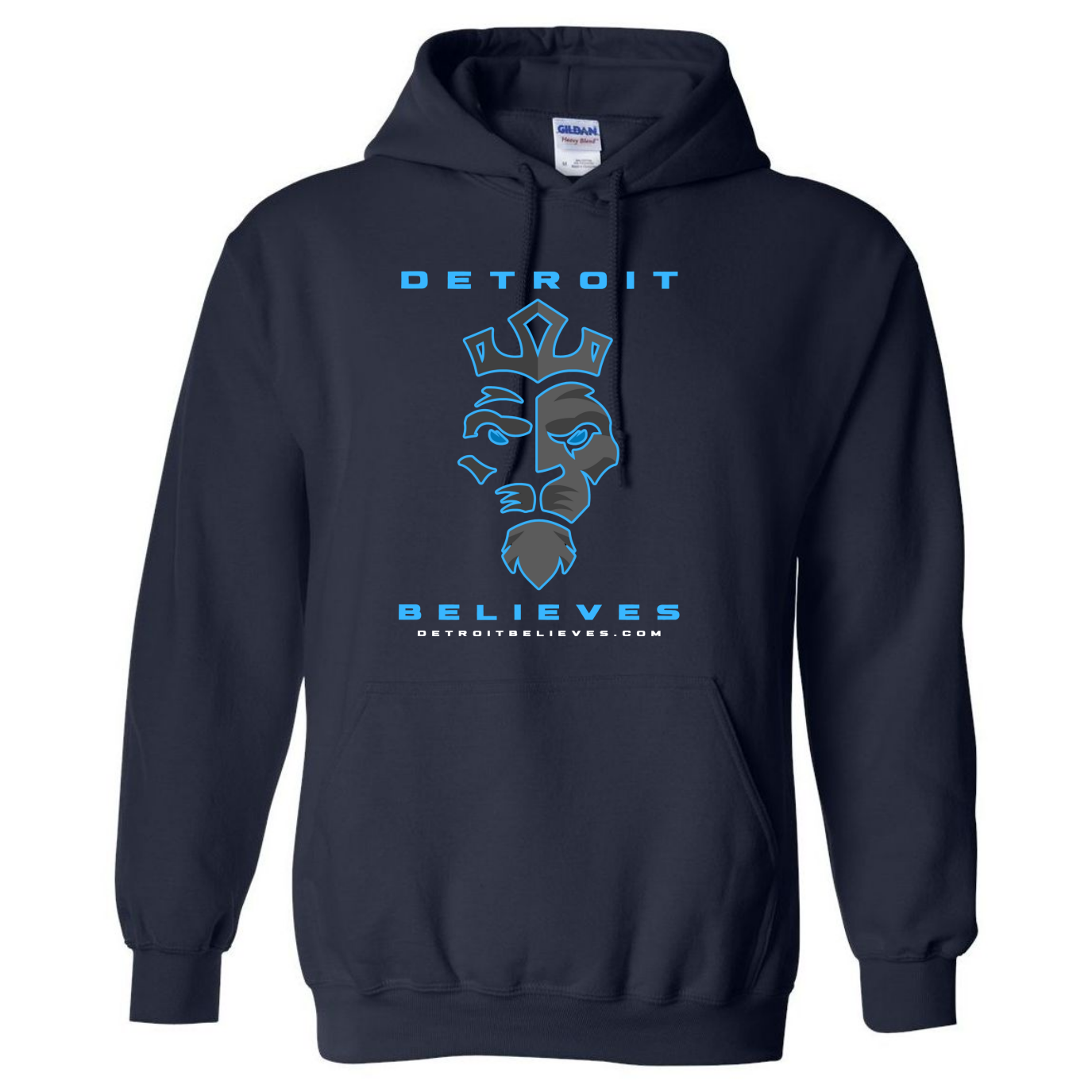 DETROIT BELIEVES Detroit Football Mens Hoodie