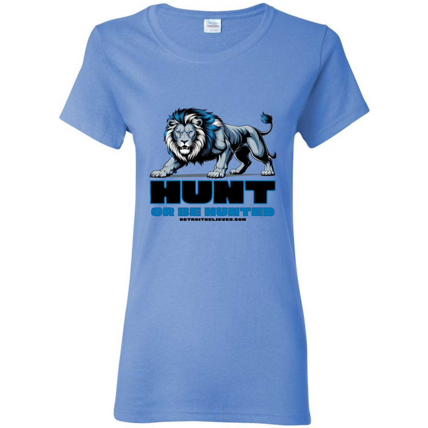 HUNT OR BE HUNTED Detroit Football Women's T-Shirt