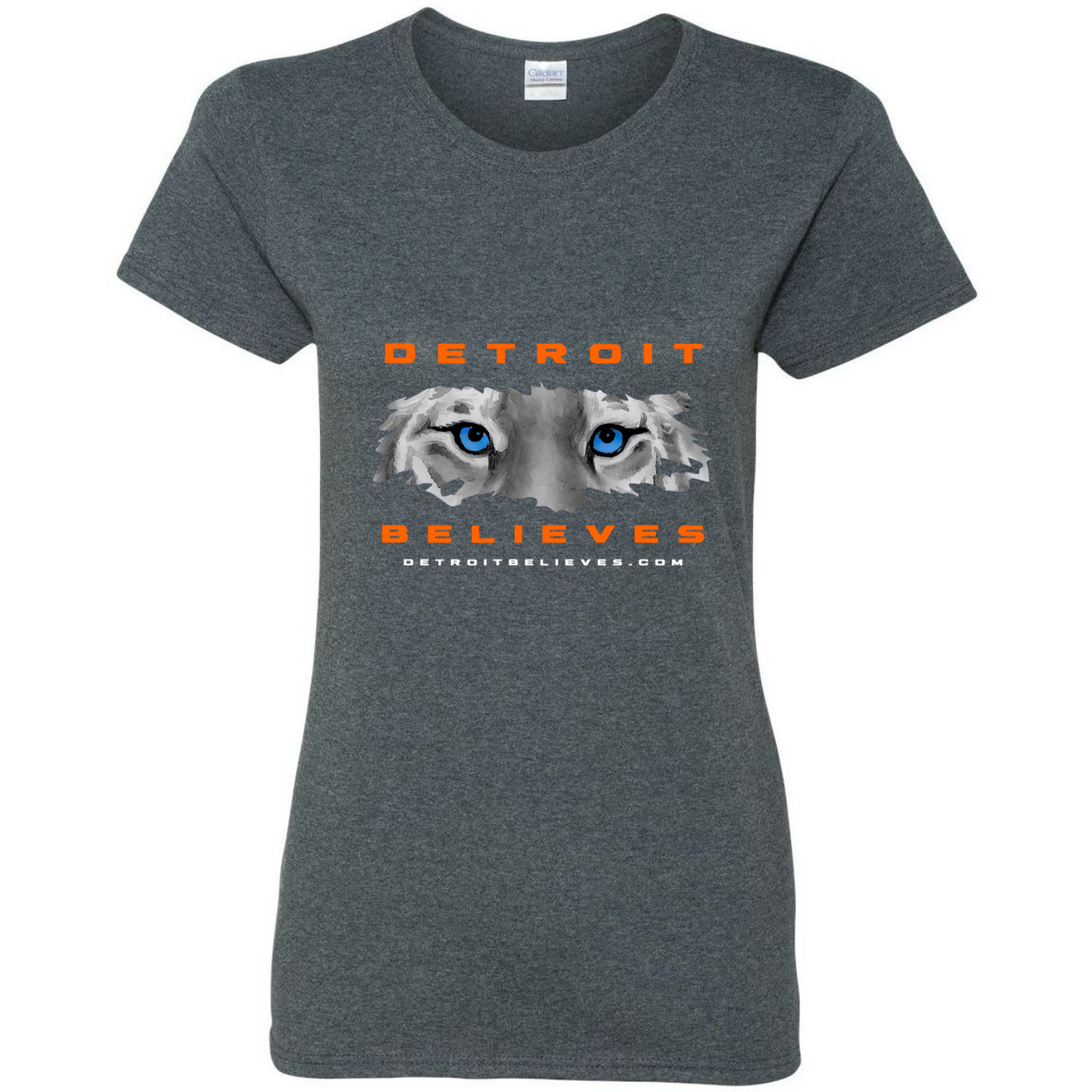 TIGER EYES Detroit Baseball Womens T-Shirt