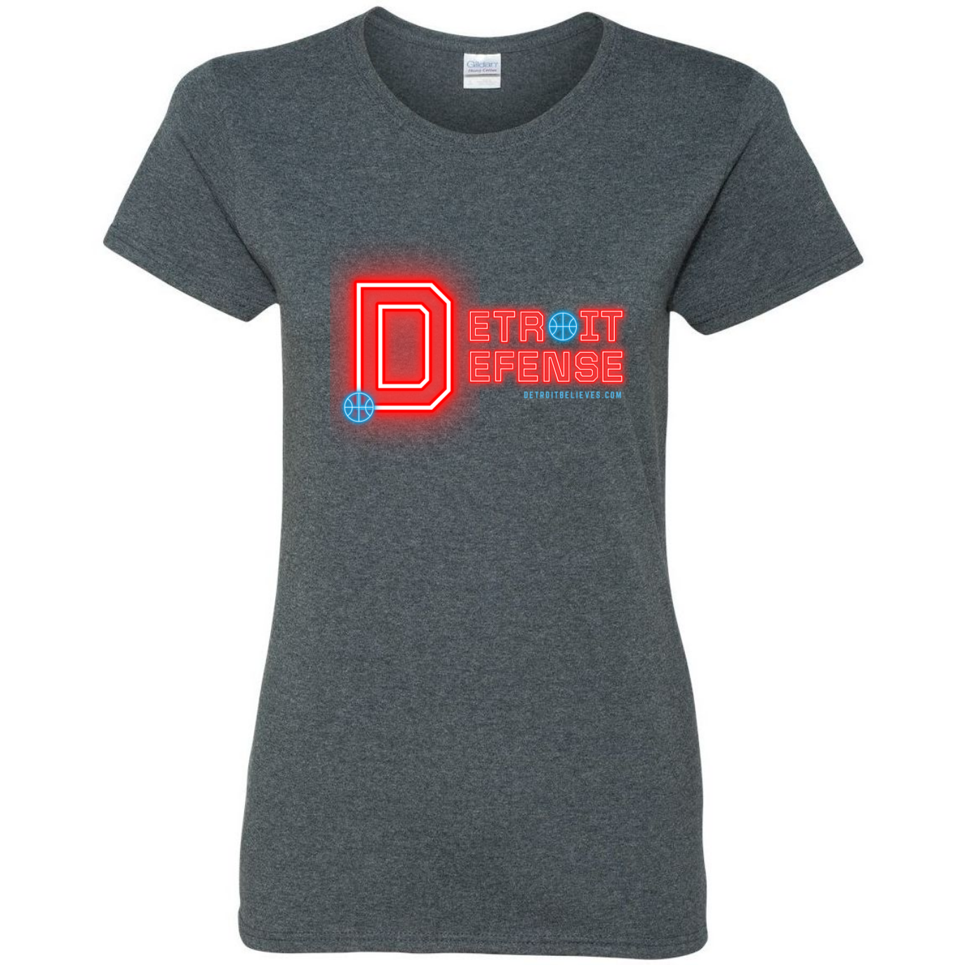 DETROIT DEFENSE Detroit Basketball Womens T-Shirt