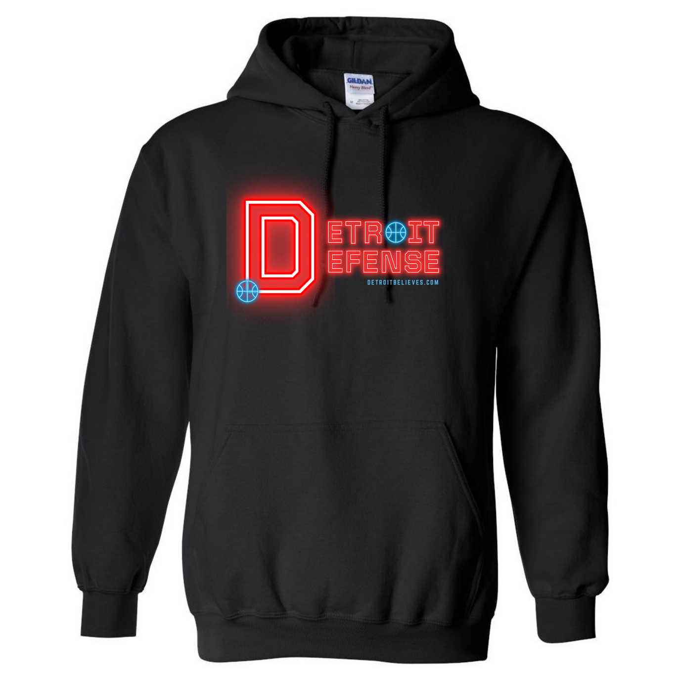 DETROIT DEFENSE Detroit Basketball Mens Hoodie