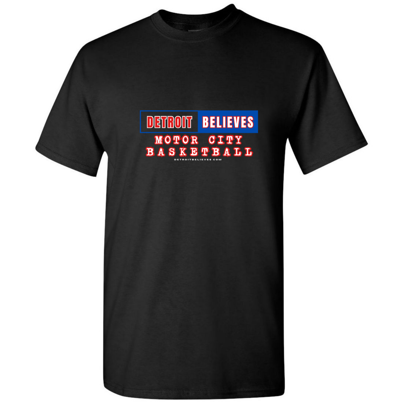 MOTOR CITY Detroit Basketball Mens T-Shirt