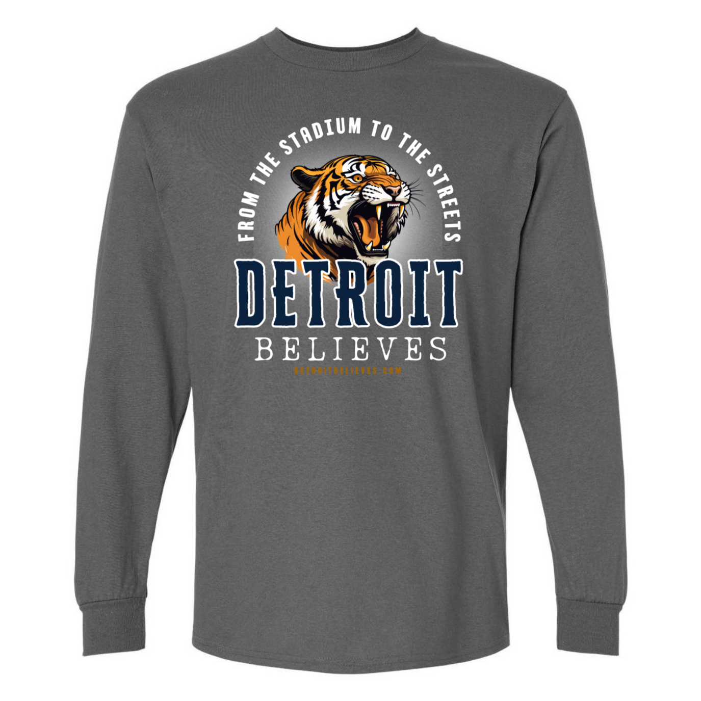 STADIUM Detroit Baseball Men's Long Sleeve T-Shirt