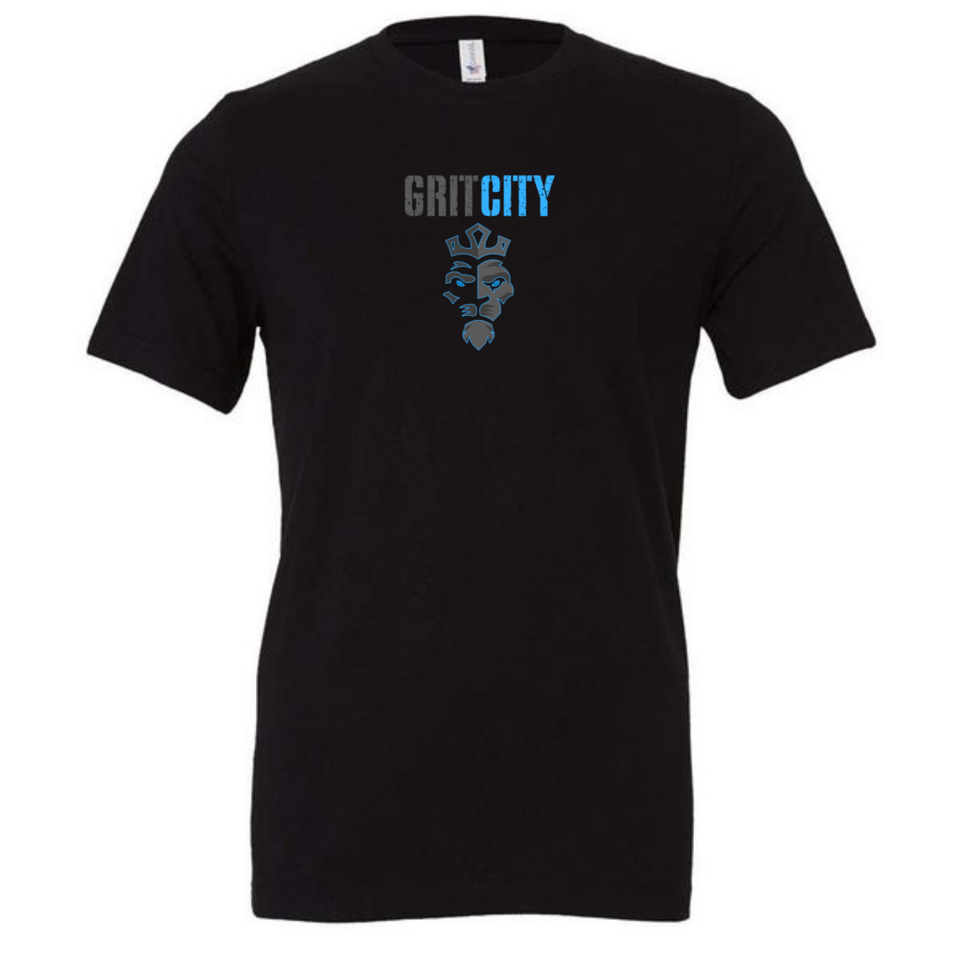 GRIT CITY Detroit Football Bella+Canvas UNISEX Jersey T-Shirt