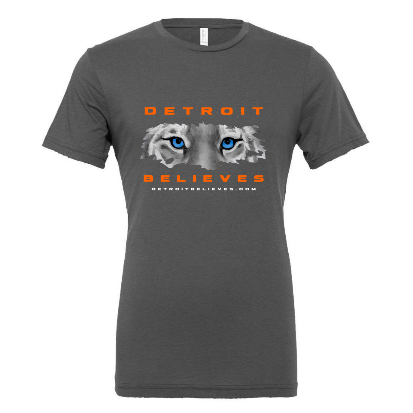 TIGER EYES Detroit Baseball Bella+Canvas UNISEX Jersey T-Shirt