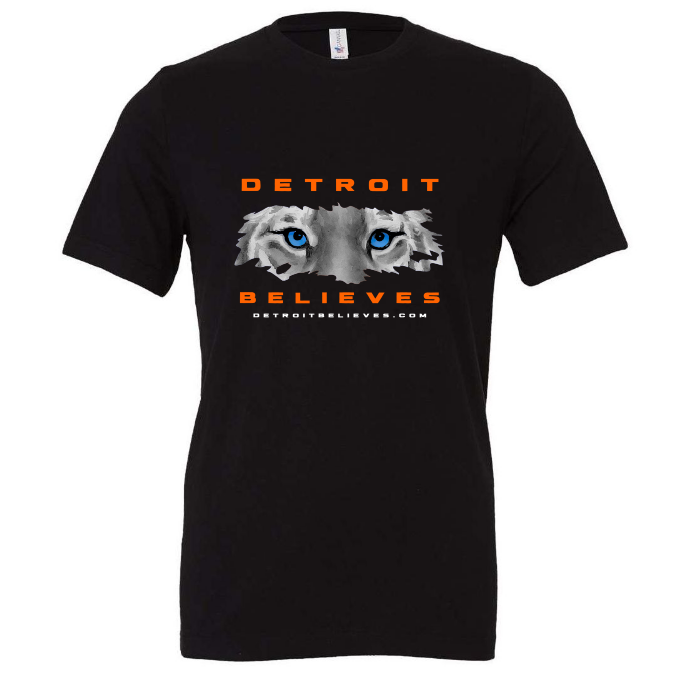 TIGER EYES Detroit Baseball Bella+Canvas UNISEX Jersey T-Shirt