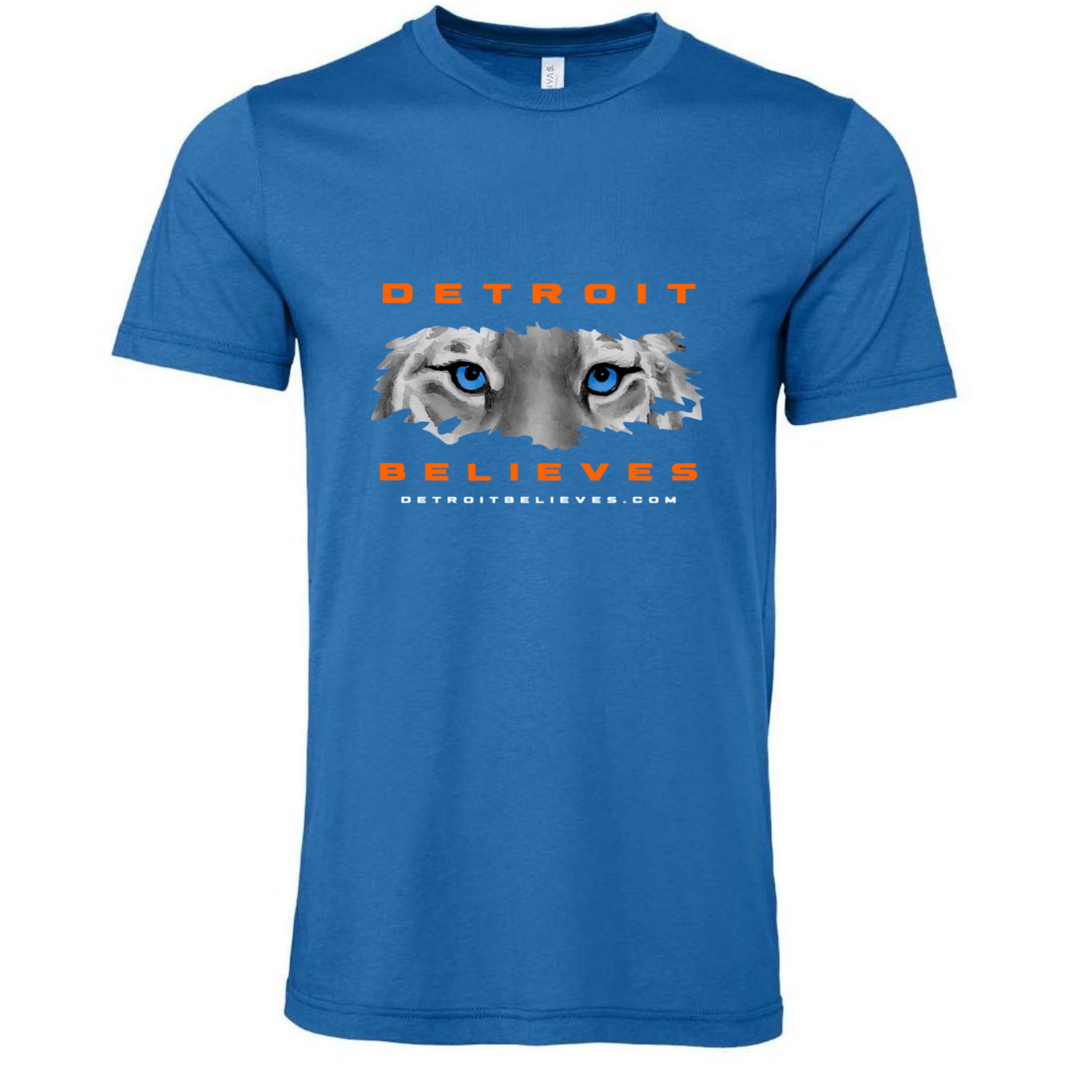 TIGER EYES Detroit Baseball Bella+Canvas UNISEX Jersey T-Shirt