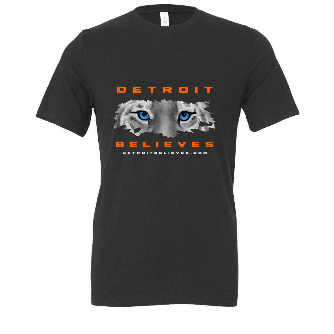 TIGER EYES Detroit Baseball Bella+Canvas UNISEX Jersey T-Shirt