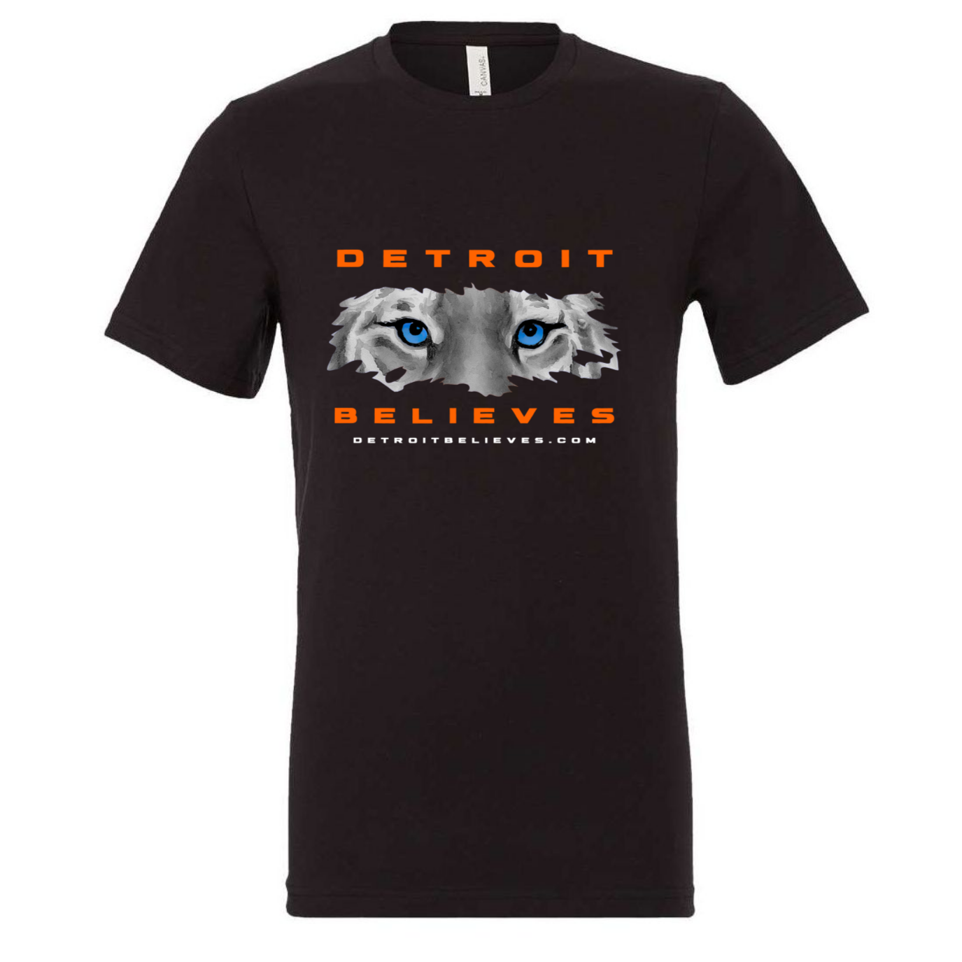 TIGER EYES Detroit Baseball Bella+Canvas UNISEX Jersey T-Shirt